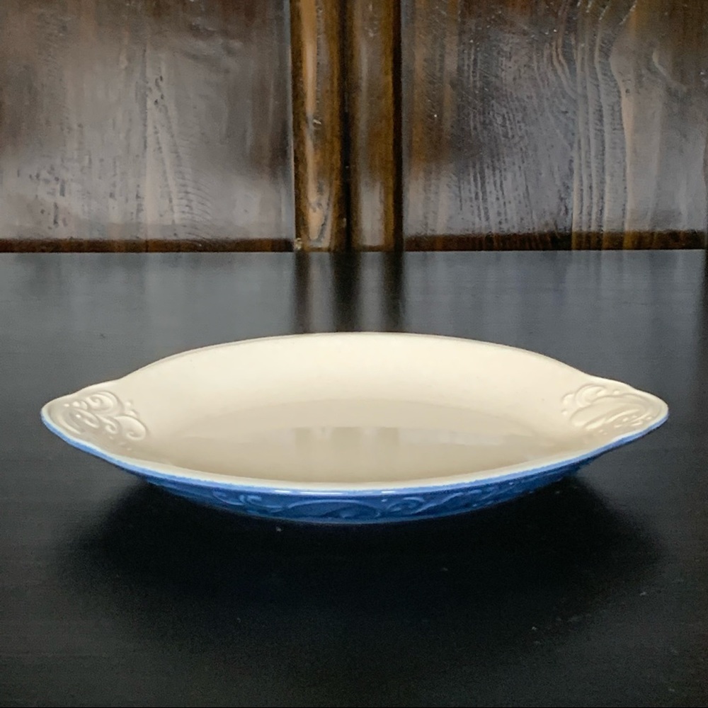 Pfaltzgraff Weir In Your Kitchen Chicory 12” Oval Serving Platter - Picture 7 of 12